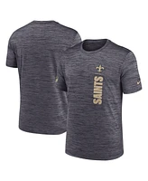 Nike Men's Black New Orleans Saints 2024 Sideline Velocity Performance T-Shirt