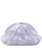 Nina Metallic Sheen Soft Pleated Clutch