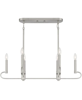 Designers Fountain Summit 32" Metal 6 Light Island