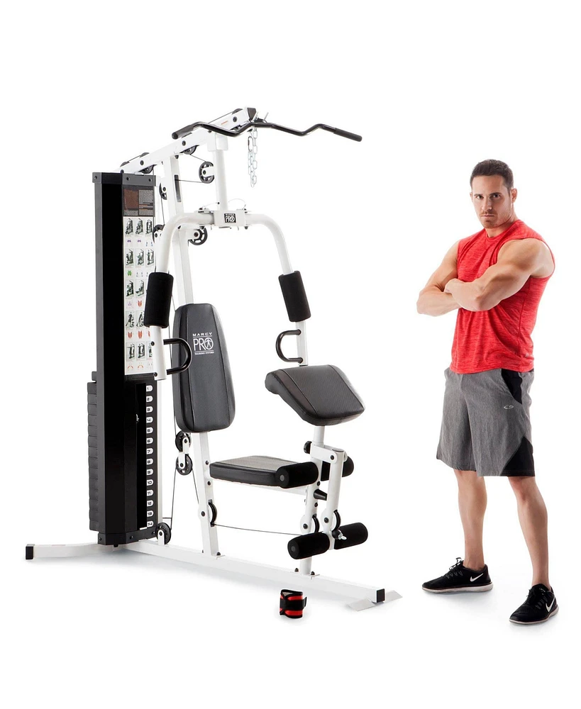 Marcy Dual-Functioning Upper Lower Body Fitness Workout 150-Pound Stack Home Gym