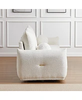 Lambswool 2-Seater Sofa with Cushions