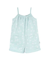 Gerber Baby Girls Sleeveless Romper Jumpsuit, 2 Pack