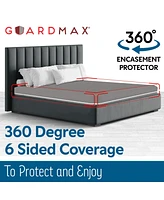 Guardmax Waterproof Zippered Mattress Encasement - Twin Xl Size (9-11 Deep) - Light Blue