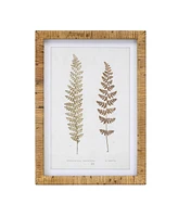 Slickblue Framed Fern Print for Lush Wall Art and Elegant Home Decor (Set of 4)