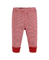 Hudson Baby Boys Cotton Pants 4pk, Modern Elephant, 6-9 Months