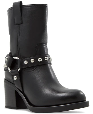 Aldo Women's Albai Motorcycle Stud Ankle Booties