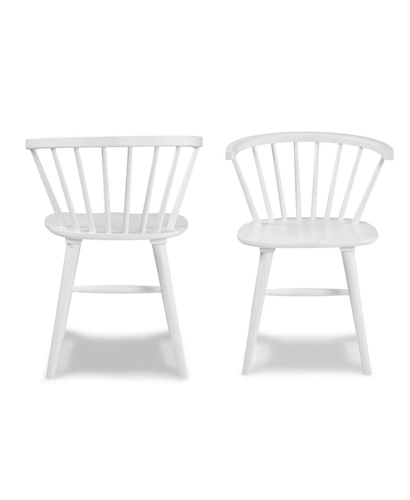 Alwynn 5-Piece Dining Set Stylish Table & Windsor Chairs