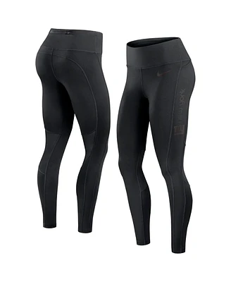 Nike Women's Black New York Giants Performance Leggings
