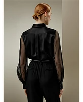 Ethereal Silk Shirt for Women