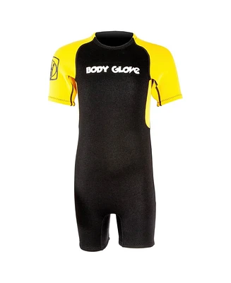 Pro 3 Kids Wetsuit 2mm Back-Zip Short Sleeve Springsuit Fits 50-60 Lbs