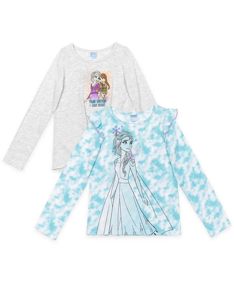 Frozen Girls Disney Zombies Descendants Zombies 2 Pack T-Shirts