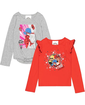 Miraculous Girls 2 Pack T-Shirts