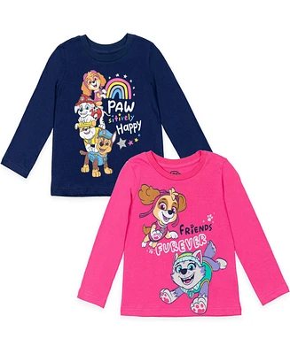 Paw Patrol Girls 2 Pack Pullover T-Shirts