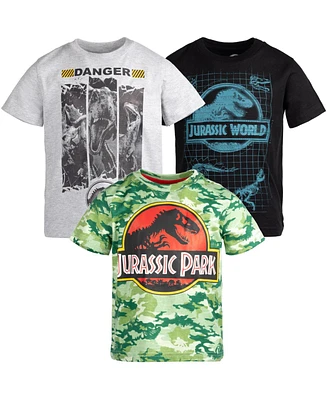 Jurassic Park Boys 3 Pack T-Shirts
