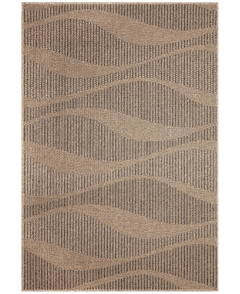 Liora Manne' Monaco Wave 3'3"x4'11" Area Rug