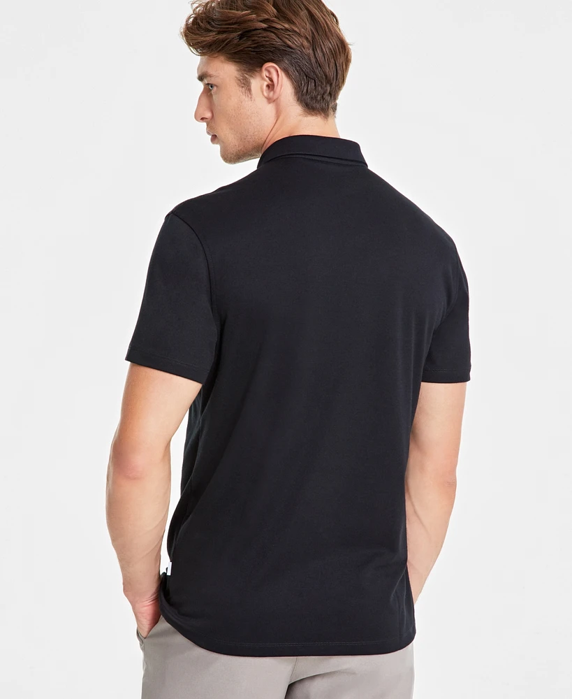 Alfani Men's AlfaTech Stretch Solid Polo Shirt, Created for Macy's