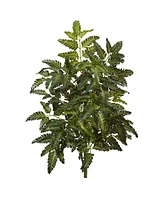 Slickblue Bracken Fern Artificial PlantBracken Fern Artificial Plant for Natural-Looking Greenery (Set of 3)