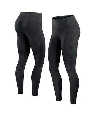 Nike Women's Black Miami Dolphins Performance Leggings