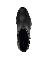 Calvin Klein Women's Jasen Buckle Strap Block Heel Booties