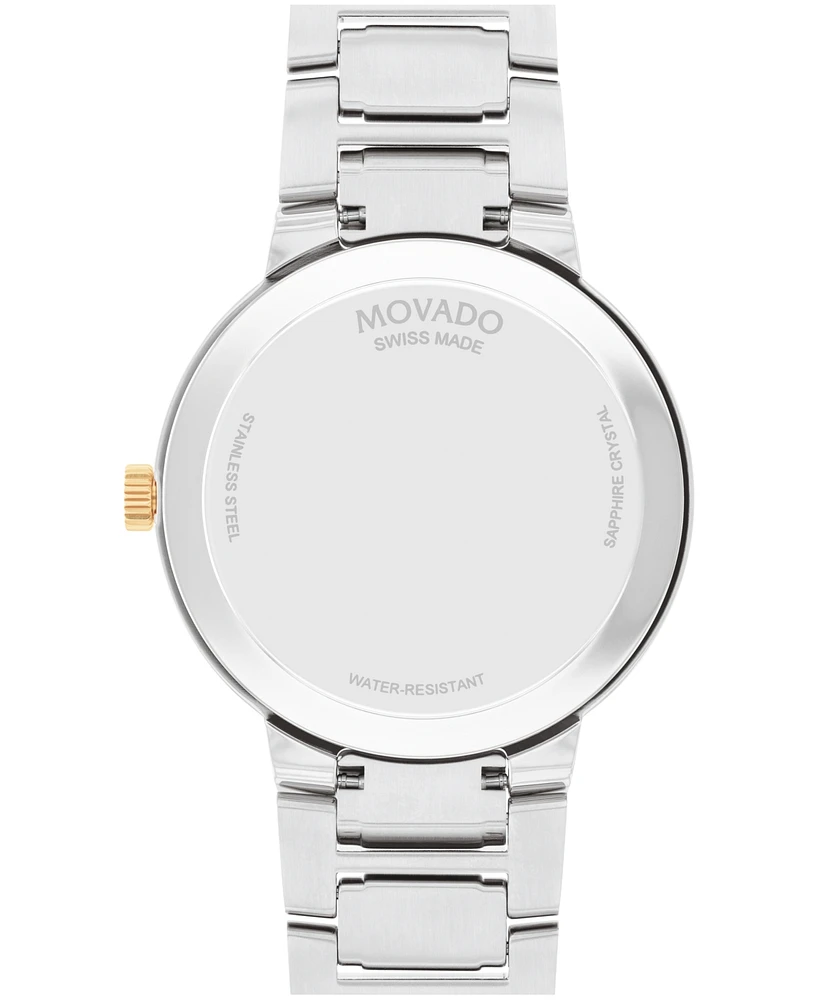 Movado Men's Portfolio Swiss Quartz Stainless Steel Yellow Pvd Watch 40MM