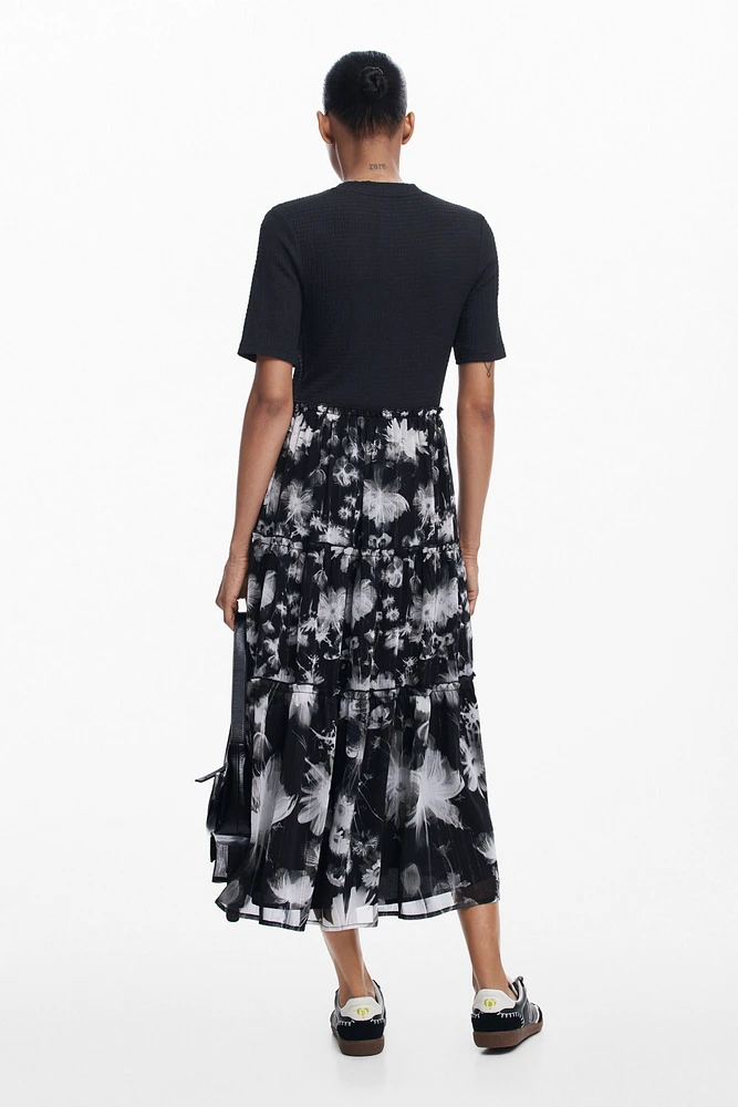 Desigual Women's Combined midi dress
