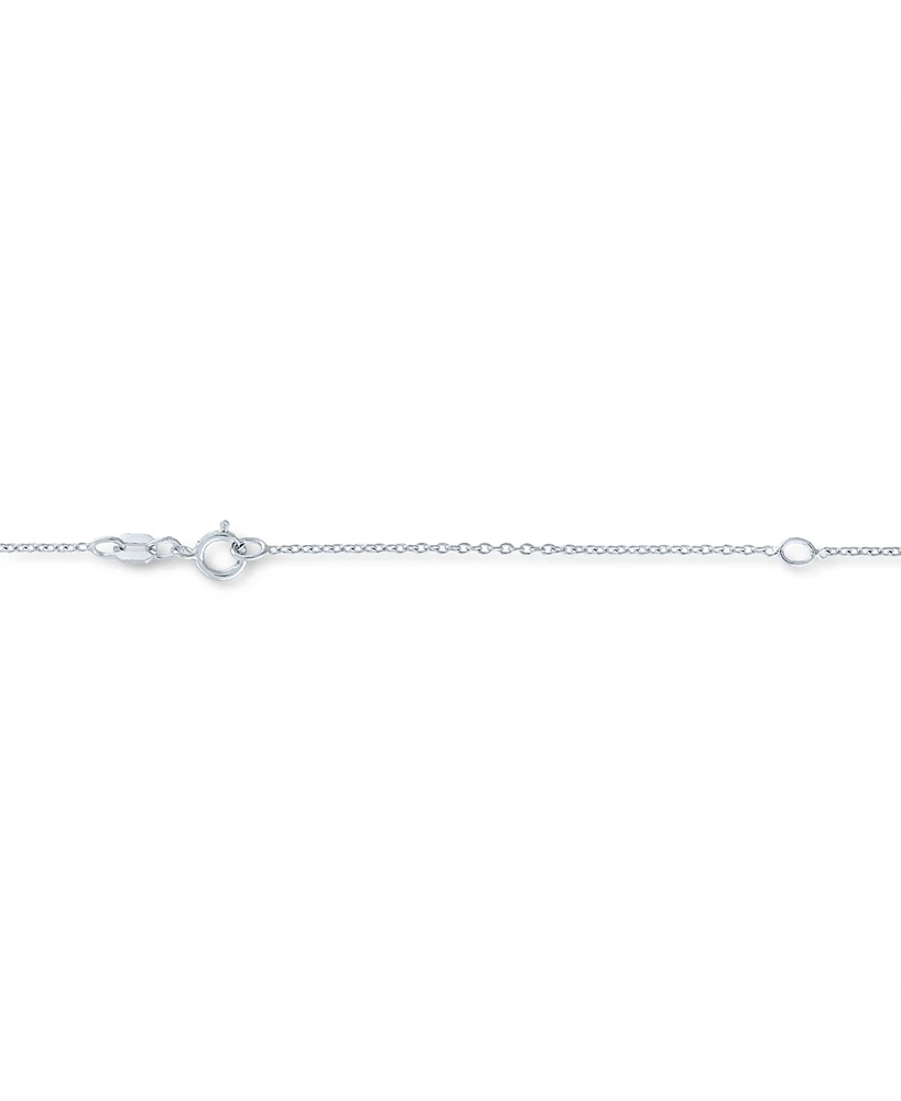 Diamond Accent Tree Pendant Necklace in Sterling Silver, 16" + 2" extender