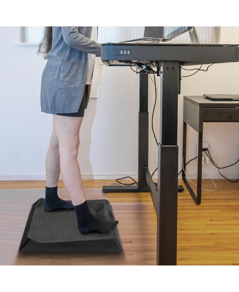 Sugift Portable Anti-Fatigue Standing Mat with Massage Point and Diverse Terrain