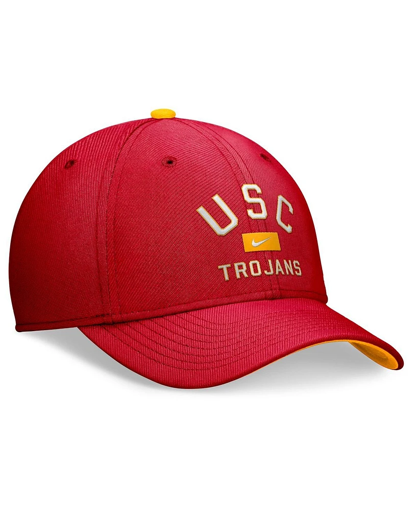 Nike Men's Cardinal Usc Trojans Primetime Swoosh Flex Hat