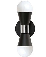 Dainolite 8.25" Metal Fortuna 2 Light Wall Sconce