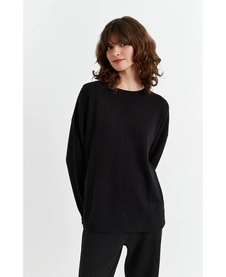Chinti & Parker Women's Wool Cashmere Slouchy Sweater