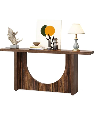 Tribesigns 70.9 Inch Farmhouse Console Table, Vintage Entryway Foyer Table, Wooden Hallway Accent Table, Extra Long Sofa Wall Tables for Living Room,