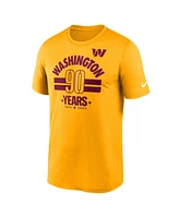 Nike Men's Gold Washington Commanders 90th Anniversary Legend T-Shirt