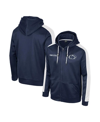 Colosseum Men's Navy Penn State Nittany Lions Reese Full-Zip Hoodie