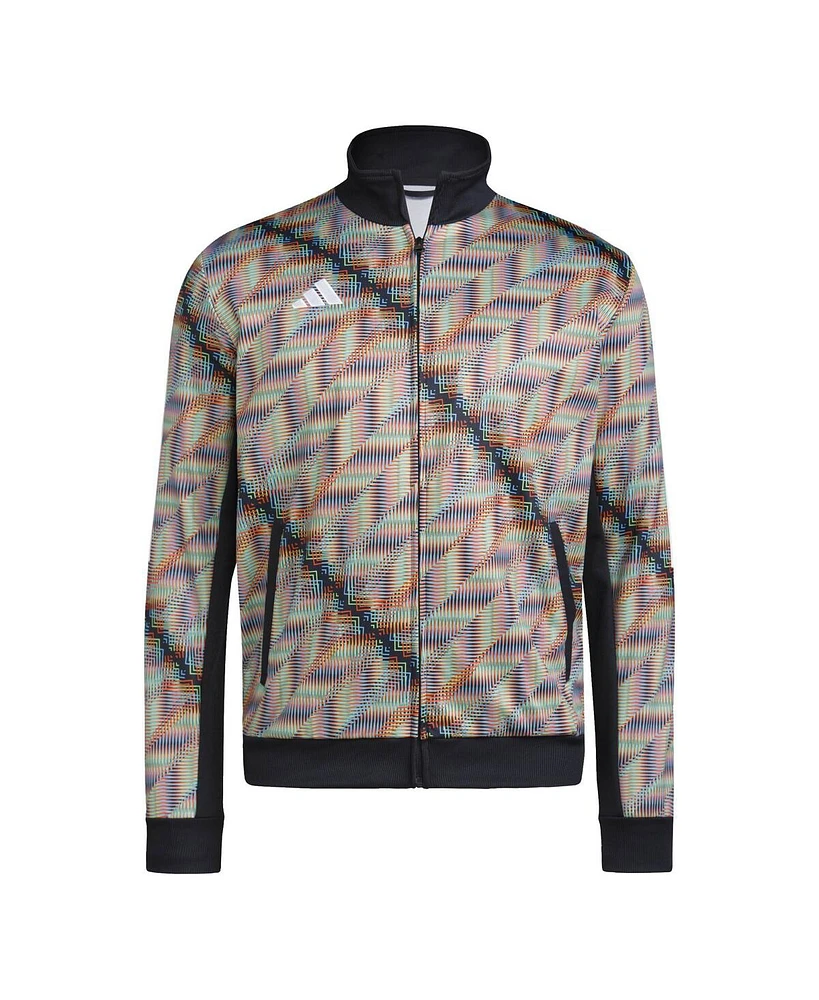 Adidas Men's Black Nashville Sc 2024 Hispanic Heritage Full-Zip Track Jacket