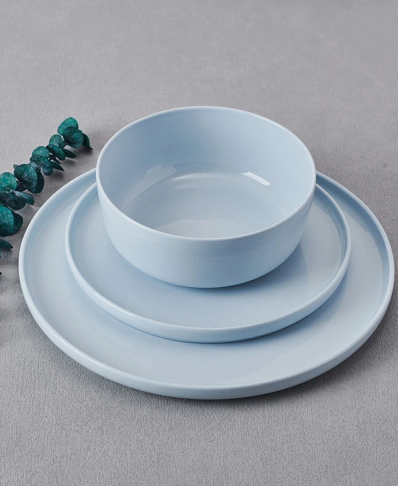 Mikasa Madison Misty Blue 12 Pc. Dinnerware Set, Service for 4