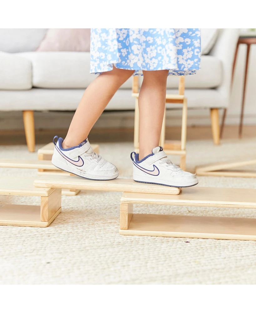 ECR4Kids Hollow Block Set, Natural, 18-Piece