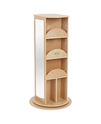 ECR4Kids Rotating Dress-Up Carousel, Natural, 1