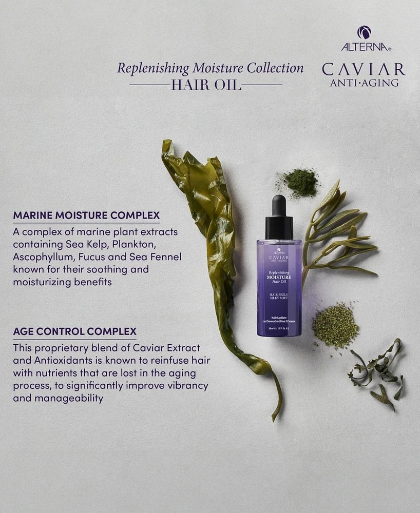Alterna Caviar Replenishing Moisture Hair Oil, 1.7 oz.