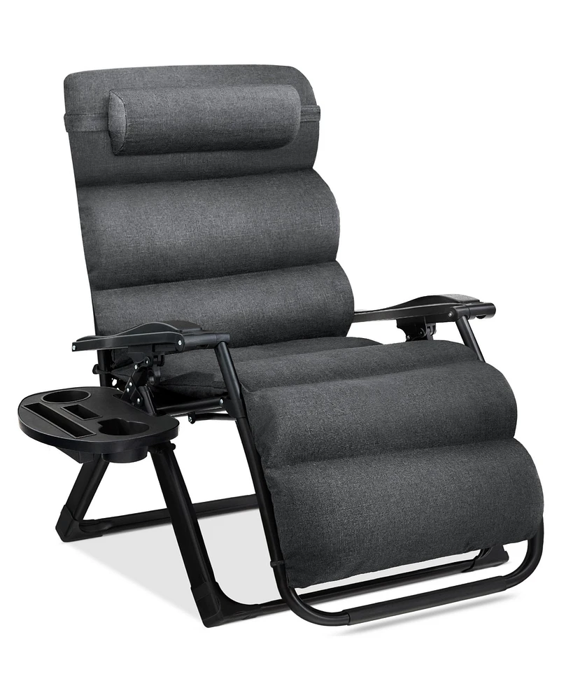 Best Choice Products Oversized Zero Gravity Chair, Folding Recliner w/ Removable Cushion