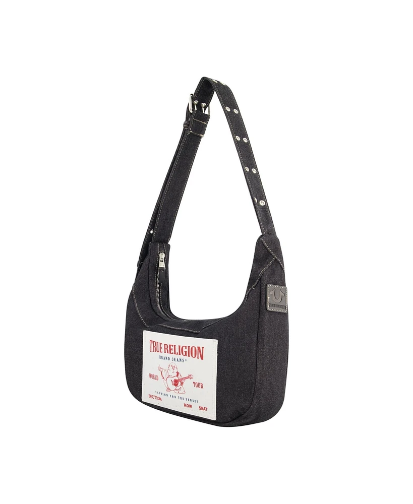 True Religion True Religions Buddha pocket denim hobo
