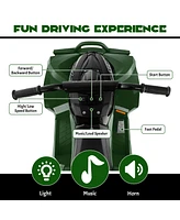12V Battery Powered Kids Ride On Atv Electric 4-Wheeler Quad Car with MP3 & Ligh