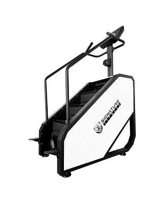Signature Fitness Continuous Climber for Cardio and Lower Body Workouts, White