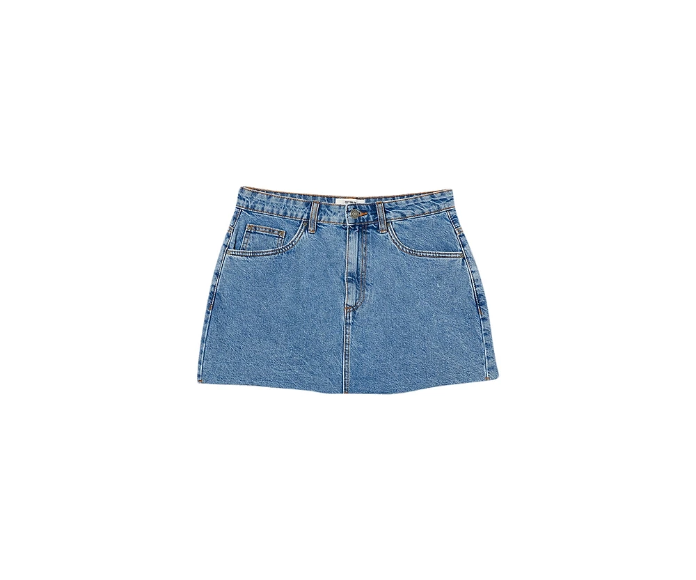 Cotton On Women's Denim Mini Skirt