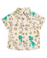 Toy Story Toddler Boys Disney Cotton Gauze Matching Family Button Down Shirt Shorts Outfit Set
