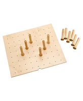 Rev-a-Shelf 24x21" Trimmable Pegboard Drawer Organizer with 9 Pegs, 4DPS-2421