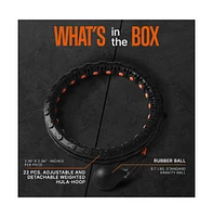 Squatz Detachable Smart Weighted Hola-Hoop With 360-Degree Auto-Rotating Ball
