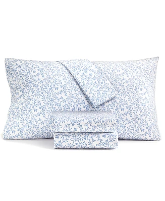 Charter Club 550 Thread Count Printed Cotton 4-Pc. Sheet Set, California King, Exclusively at Macy's