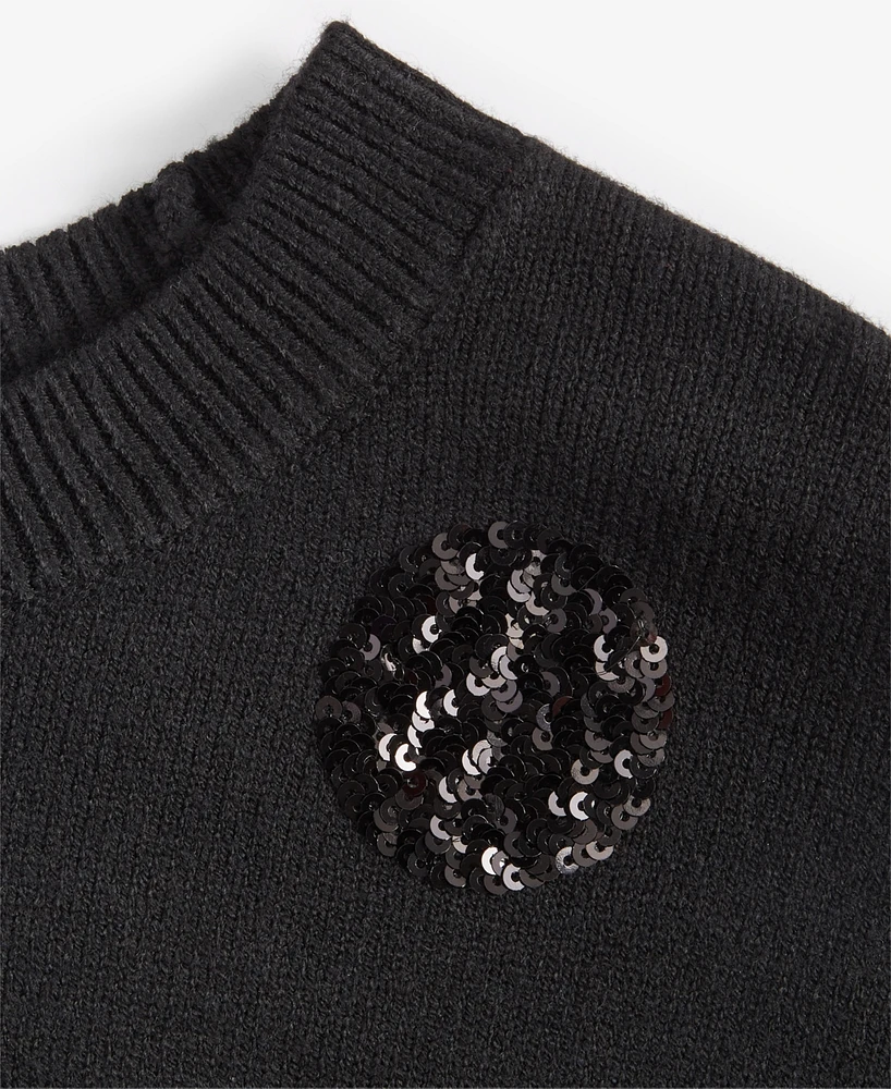 On 34th Women's Sequinned-Pattern Sweater