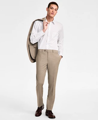 B by Brooks Brothers Men's Wool-Blend Stretch Classic-Fit Suit Separates Pant