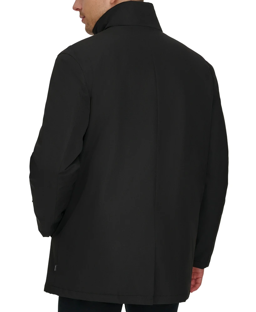 Dockers Men's Three-Quarter Length Commuter Jacket with Bib